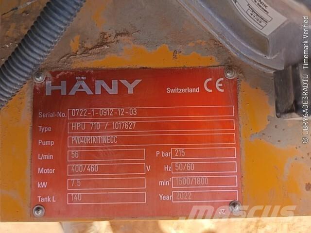  Hany HPU710 Priedai