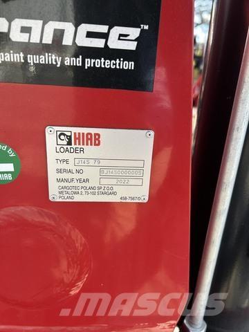 Hiab J14S 79 Neapdoroto reljefo kranai