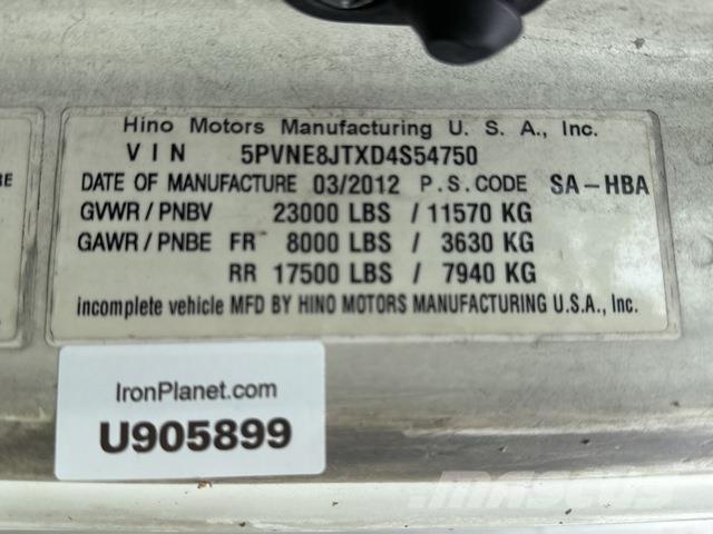 Hino 268 Sunkvežimiai su dengtu kėbulu