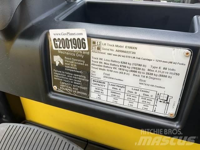 Hyster E100XN Elektriniai šakiniai krautuvai