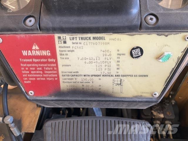Hyster H40XL Šakiniai krautuvai - Kita
