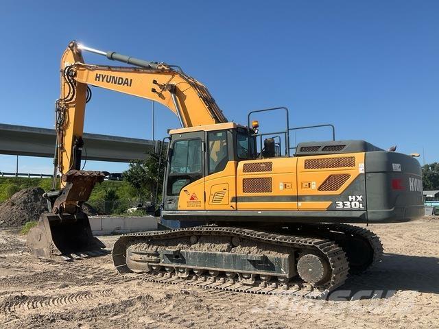 Hyundai HX330L Vikšriniai ekskavatoriai