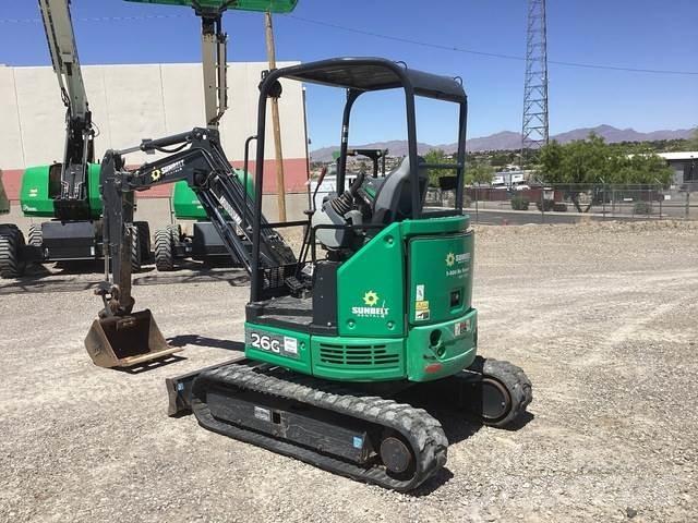 John Deere 26G Vikšriniai ekskavatoriai