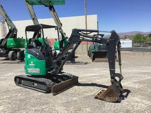 John Deere 26G Vikšriniai ekskavatoriai