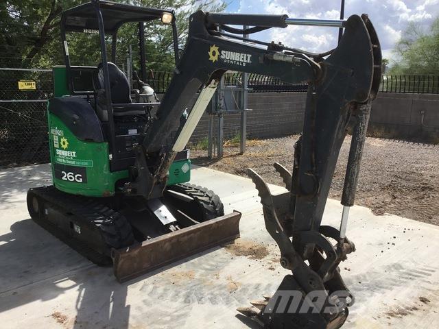 John Deere 26G Vikšriniai ekskavatoriai