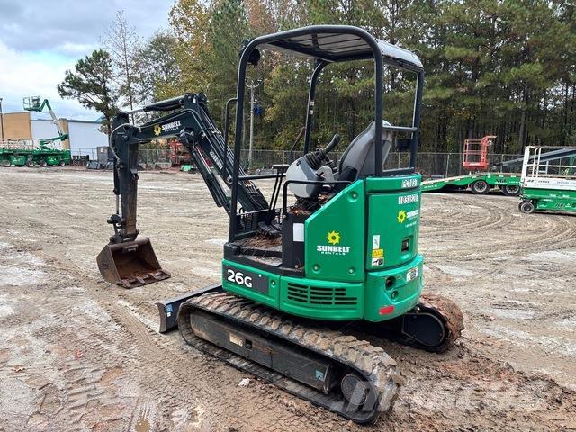 John Deere 26G Vikšriniai ekskavatoriai