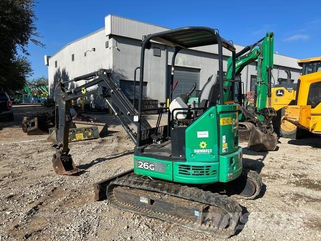 John Deere 26G Vikšriniai ekskavatoriai