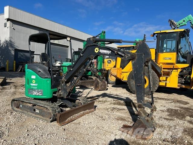 John Deere 26G Vikšriniai ekskavatoriai