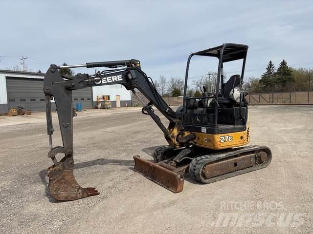John Deere 27D Vikšriniai ekskavatoriai
