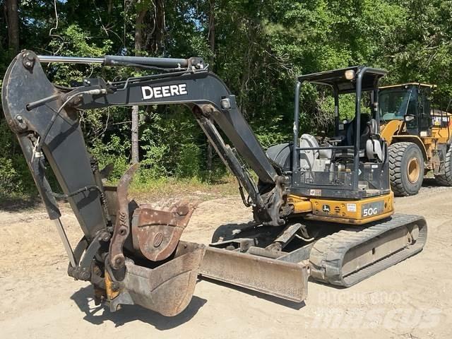 John Deere 50G Vikšriniai ekskavatoriai