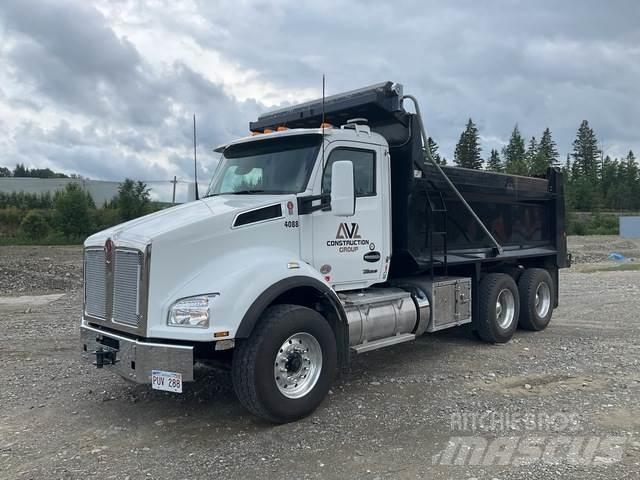 Kenworth T880 Savivarčių priekabų vilkikai