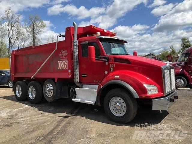 Kenworth T880 Savivarčių priekabų vilkikai
