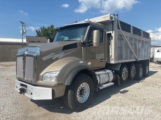 Kenworth T880 Savivarčių priekabų vilkikai