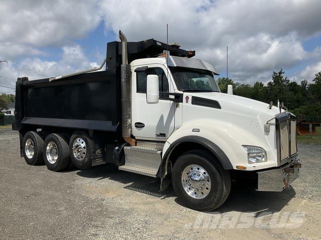 Kenworth T880 Savivarčių priekabų vilkikai