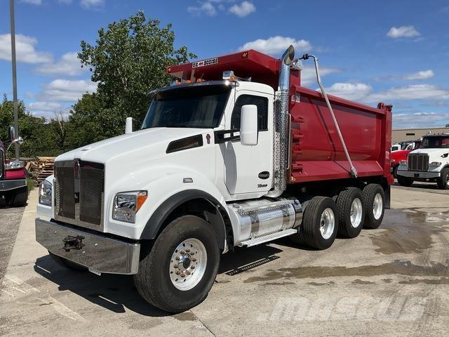 Kenworth T880 Savivarčių priekabų vilkikai