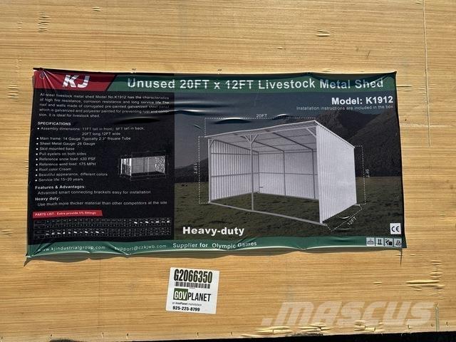 KJ K1912 Kiti galvijų priežiūros įrengimai
