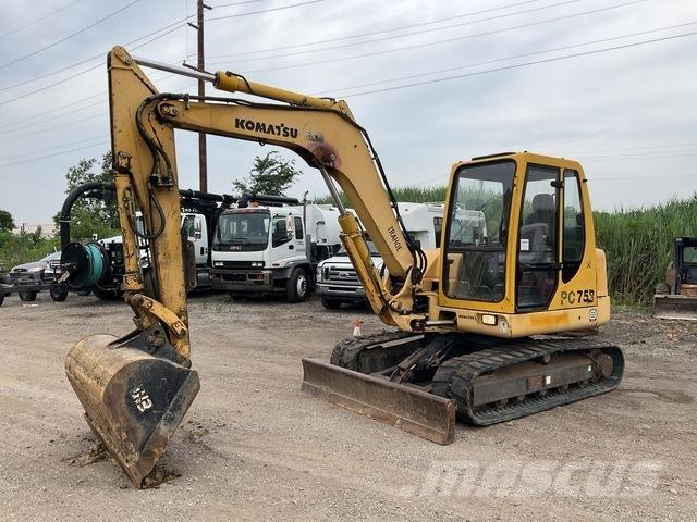 Komatsu PC75R Vikšriniai ekskavatoriai