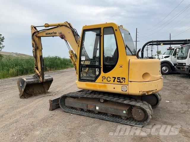 Komatsu PC75R Vikšriniai ekskavatoriai