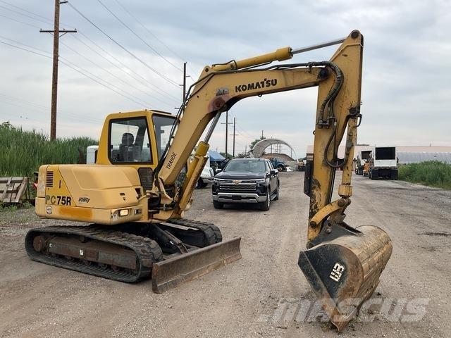 Komatsu PC75R Vikšriniai ekskavatoriai