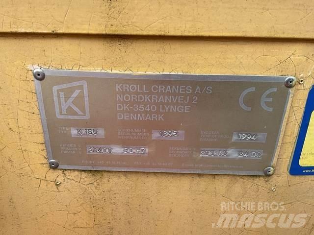 Kroll K180 Bokštiniai kranai