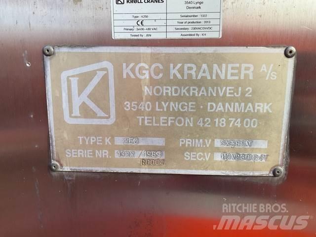 Kroll K250 Bokštiniai kranai