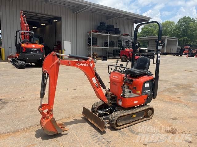 Kubota K008-5 Vikšriniai ekskavatoriai