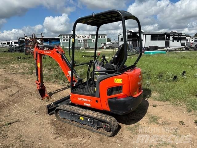 Kubota KX018-4 Vikšriniai ekskavatoriai