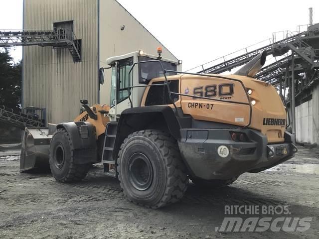 Liebherr L580 Naudoti ratiniai krautuvai
