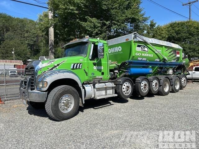 Mack GU713 Betono akmens klojimo technika