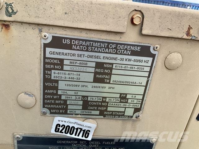  MCII MEP-805B Dyzeliniai generatoriai