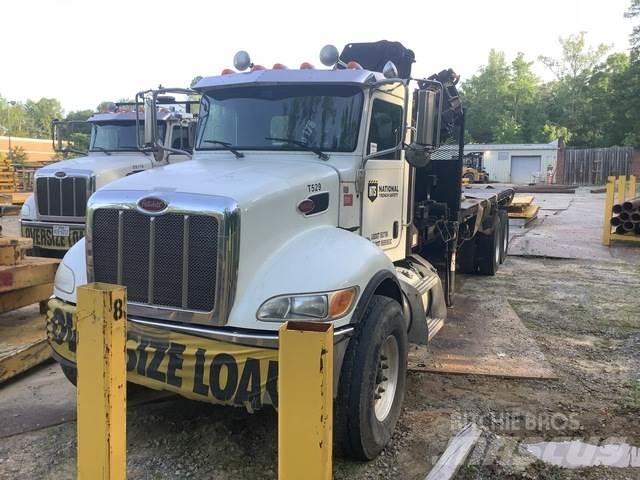 Peterbilt 348 Platformos/ Pakrovimas iš šono