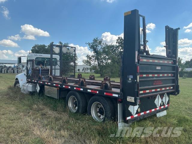 Peterbilt 348 Platformos/ Pakrovimas iš šono