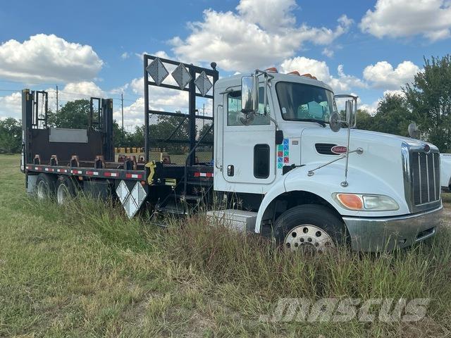 Peterbilt 348 Platformos/ Pakrovimas iš šono