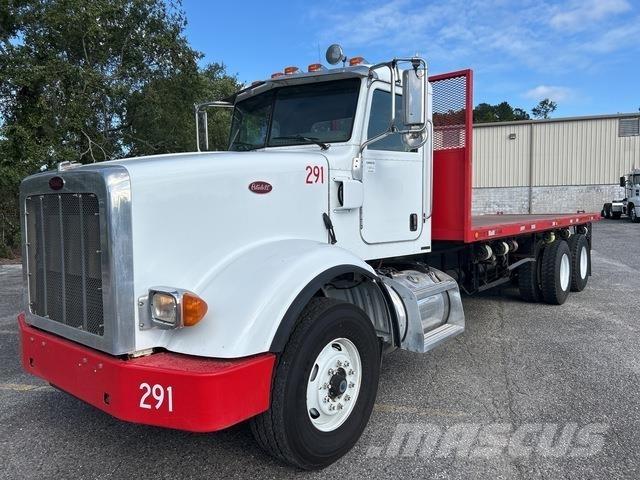 Peterbilt 367 Platformos/ Pakrovimas iš šono