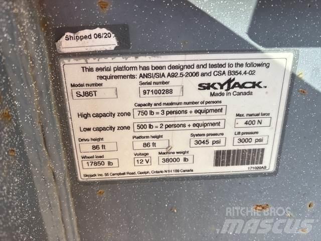 SkyJack SJ86T Statyba - Kita