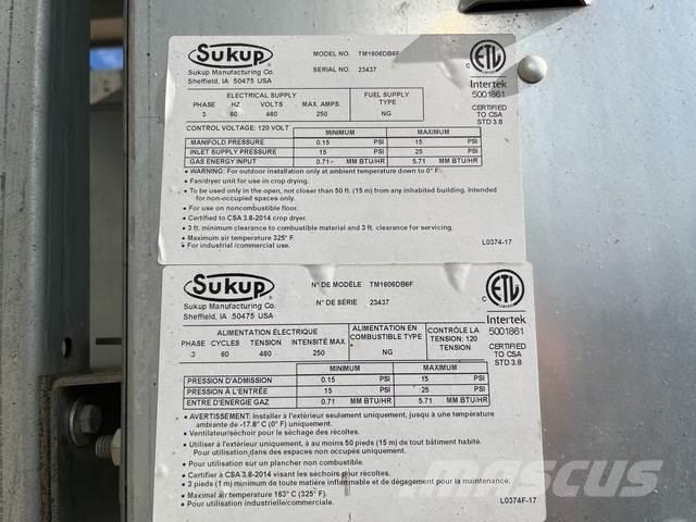 Sukup TM1606 Grūdų džiovinimo įranga