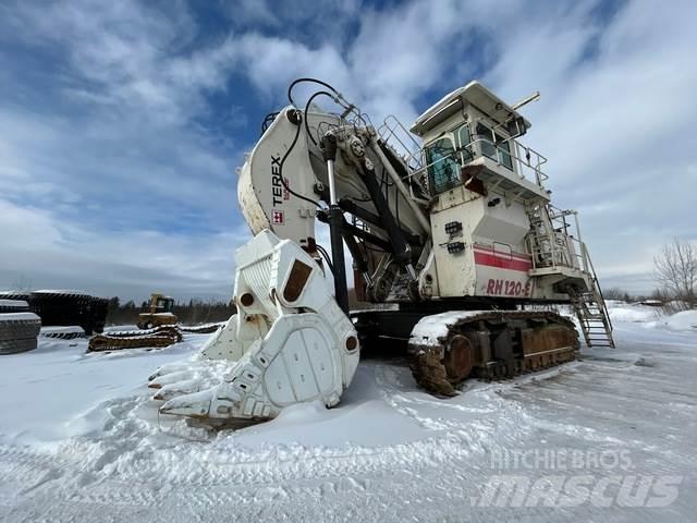 Terex RH120E Priekiniai karjerų ekskavatoriai