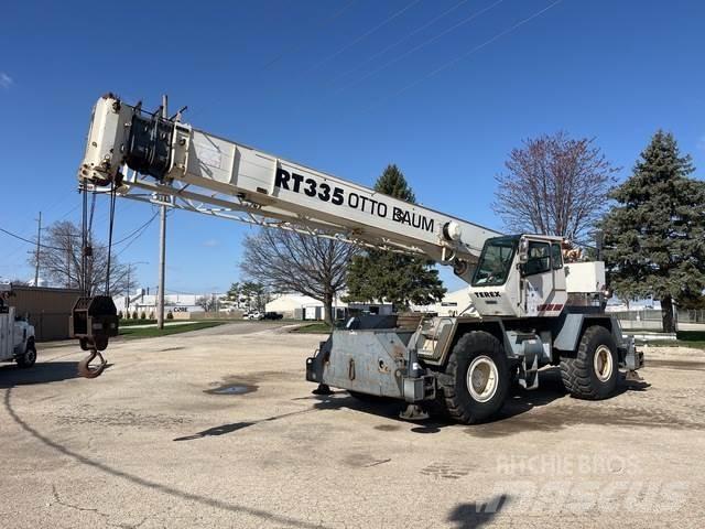 Terex RT335 Neapdoroto reljefo kranai