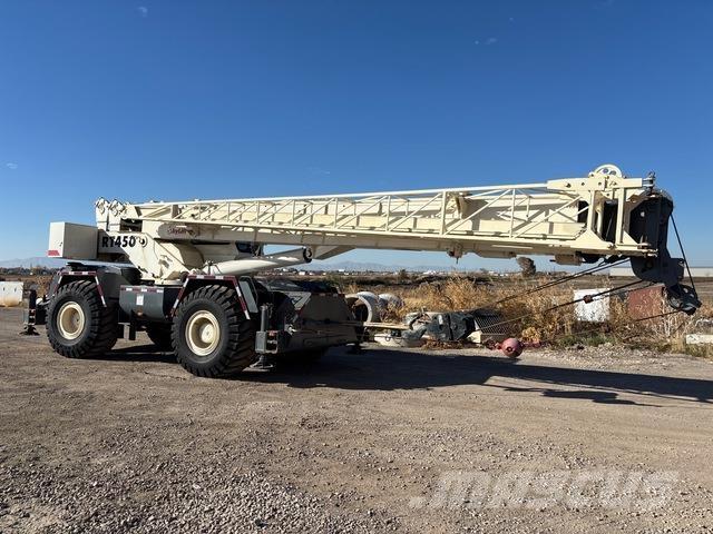 Terex RT450 Neapdoroto reljefo kranai