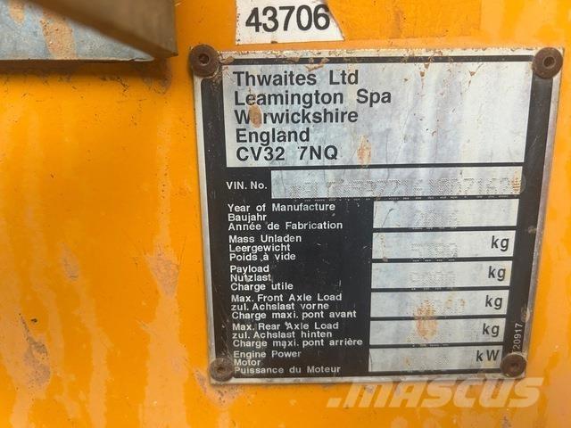 Thwaites  Statybiniai savivarčiai sunkvežimiai