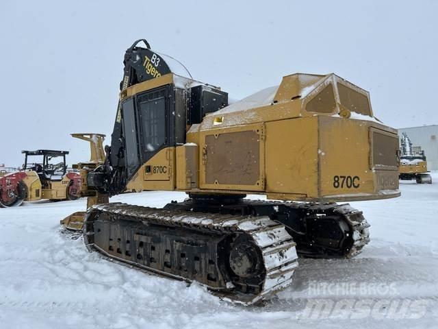 Tigercat 870C Miško pjovimo technika
