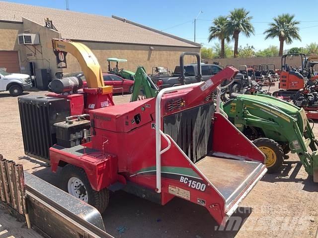 Vermeer BC1500 Medienos smulkintuvai