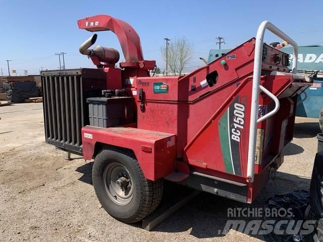 Vermeer BC1500 Medienos smulkintuvai