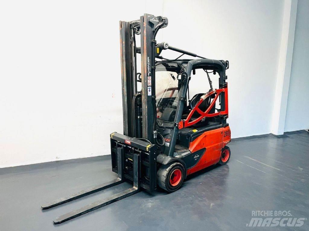 Linde E20PL-02 Elektriniai šakiniai krautuvai