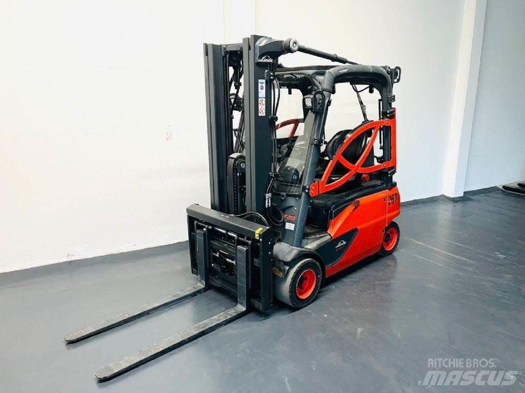 Linde E20PL-02 Elektriniai šakiniai krautuvai