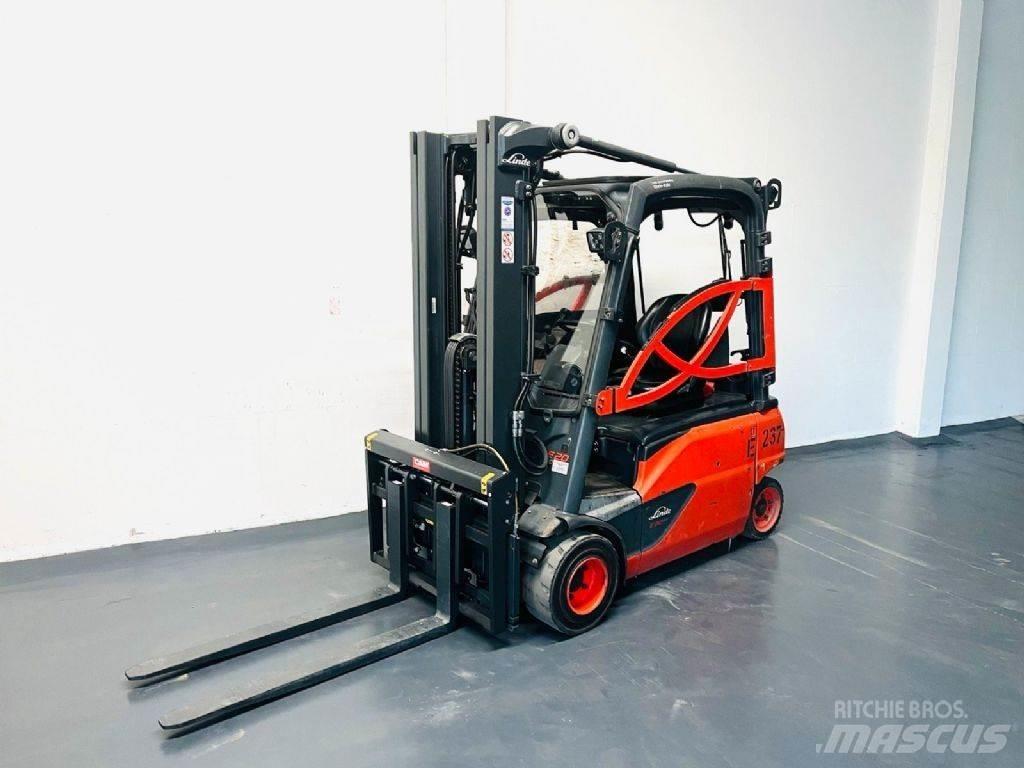 Linde E20PL-02 Elektriniai šakiniai krautuvai