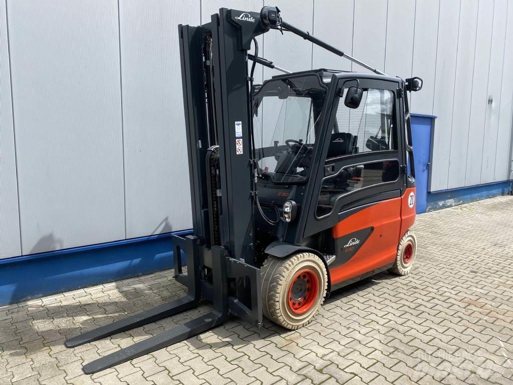 Linde E50HL Elektriniai šakiniai krautuvai