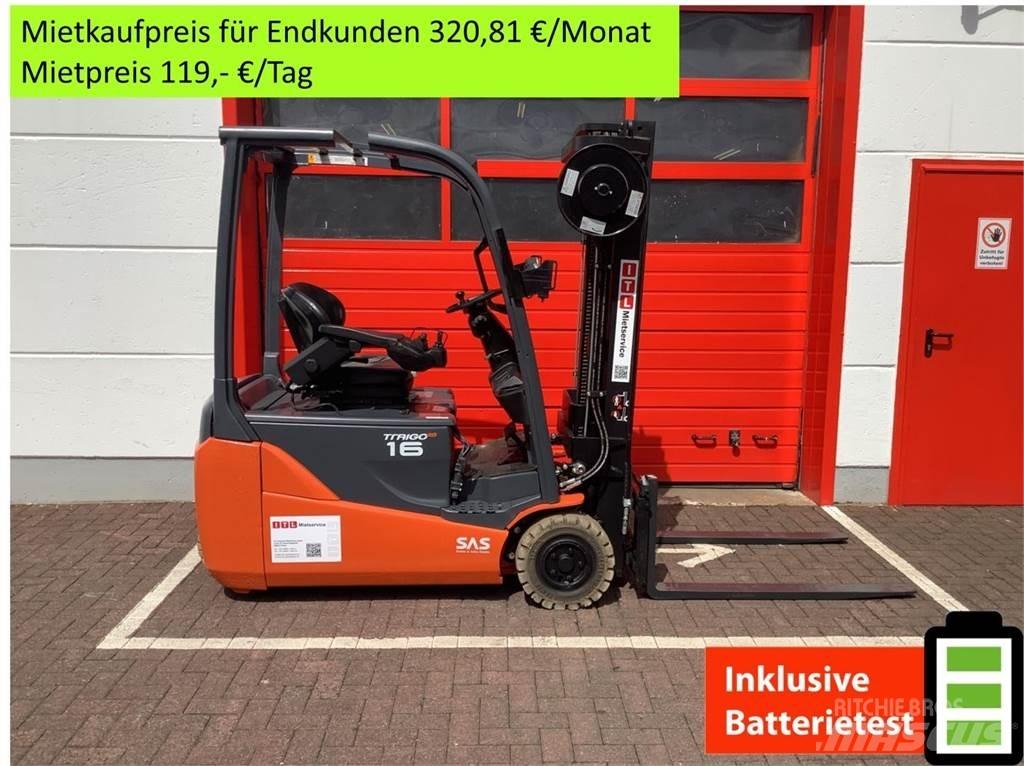 Toyota 8FBE16T Elektriniai šakiniai krautuvai