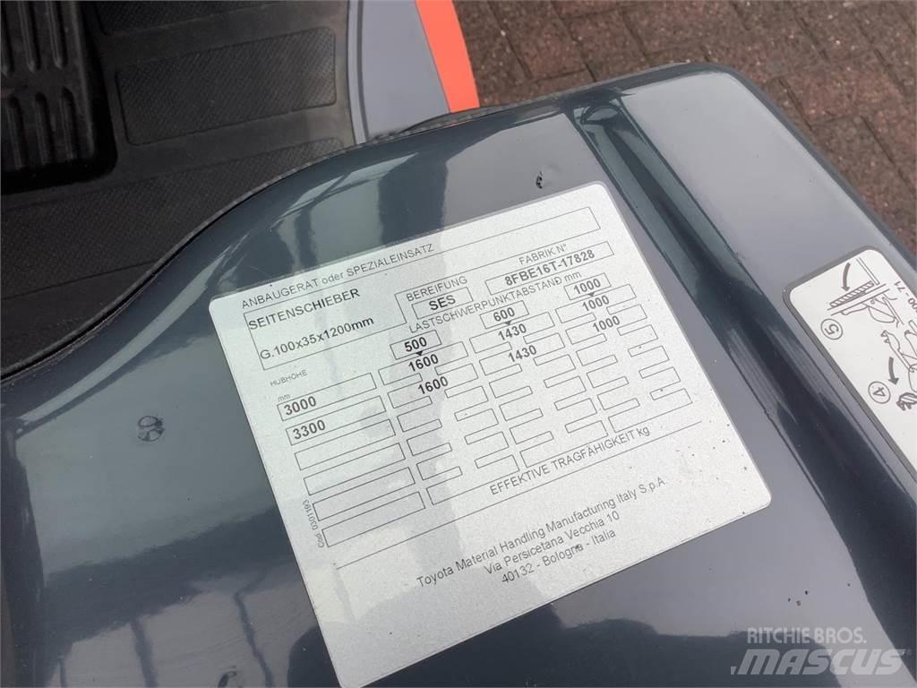 Toyota 8FBE16T Elektriniai šakiniai krautuvai