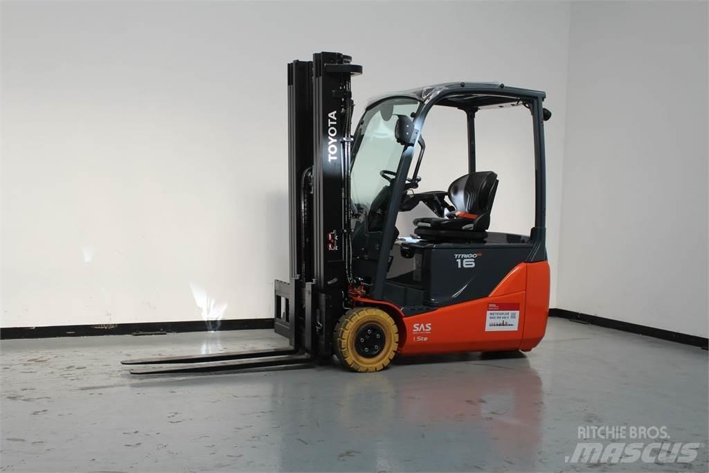 Toyota 8FBE16T Elektriniai šakiniai krautuvai